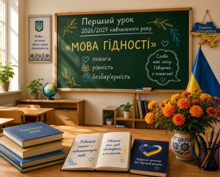 Перший урок 2026/2027 навчального року